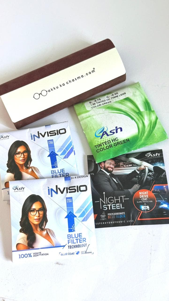 Ash Blue Cut Lenses Price